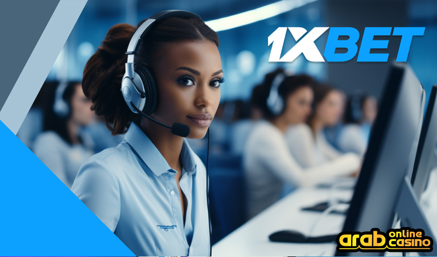customer support at 1xBet 