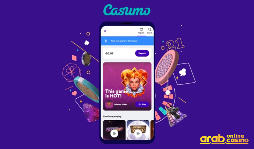 casumo casino on mobile phone
