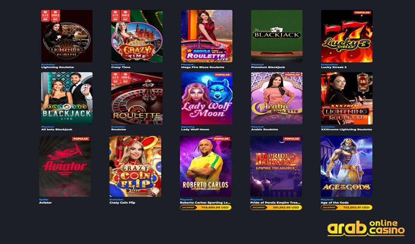 Games at YYY Casino