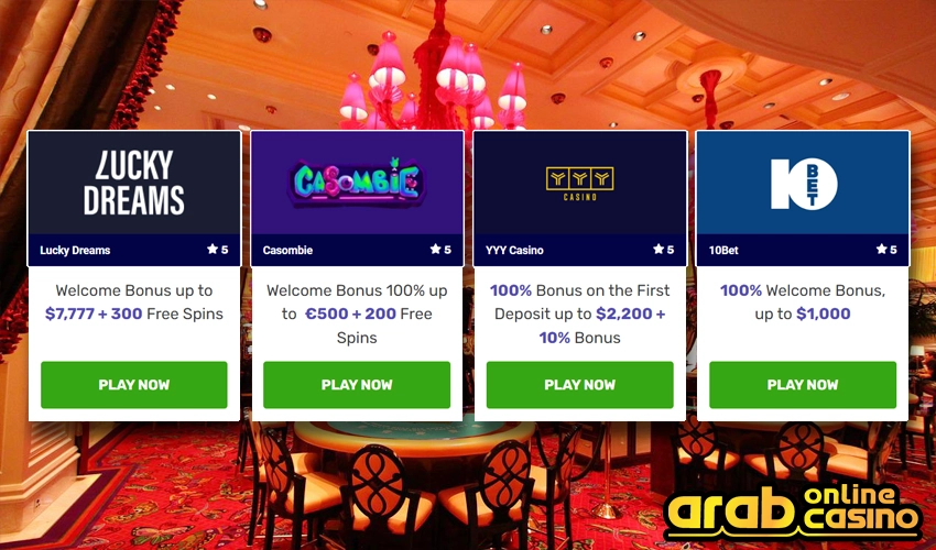 Types of casino games at Morocco online casinos 