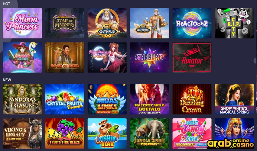 gaming variety at Cosmoswin Casino 