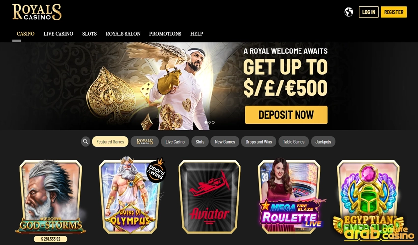 Bonuses at Royals Casino