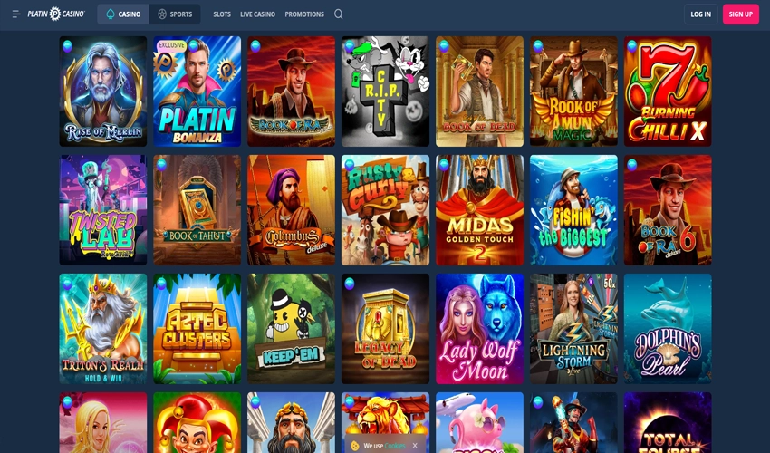 Platin Casino Games