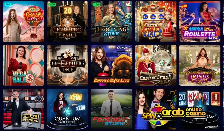 Spinjo Casino Game Shows