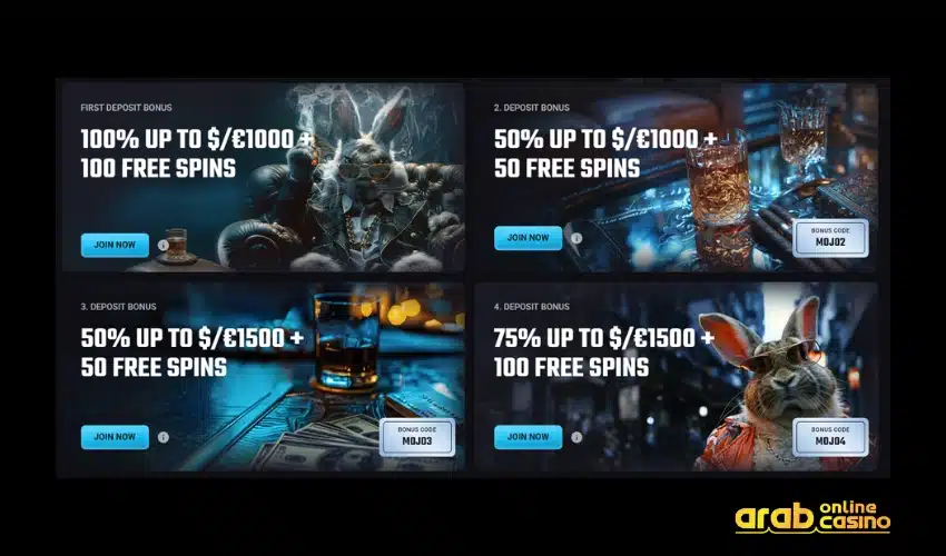 Playmojo Casino Bonuses