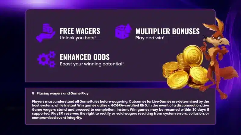 Play971 Casino UAE Bonuses and Promotions