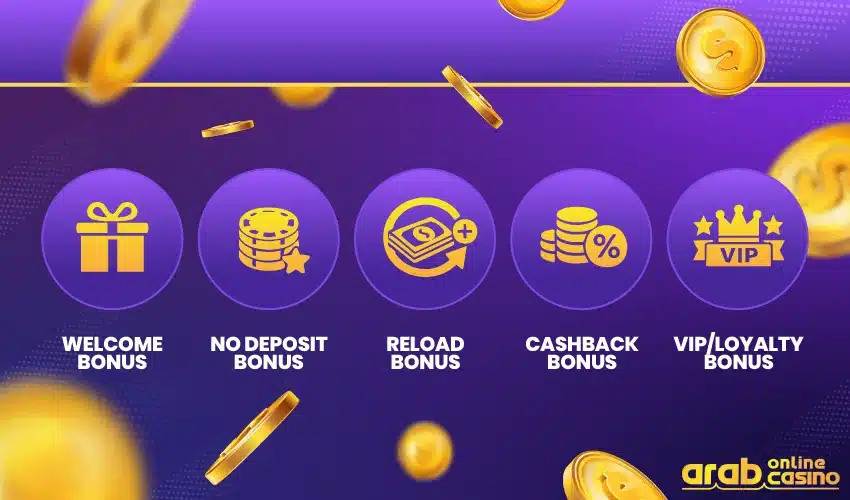 Bonuses Available in Best Arab Online Casinos