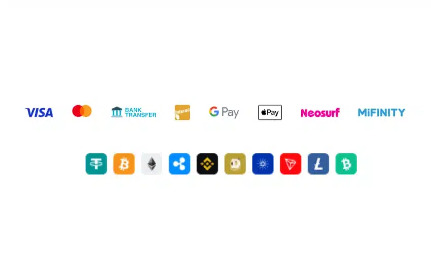 Rocketspin Payment Methods