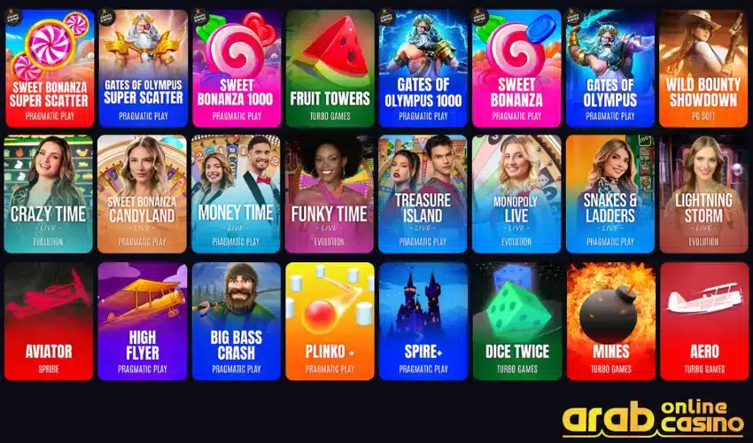 Palmluck Casino Game Categories