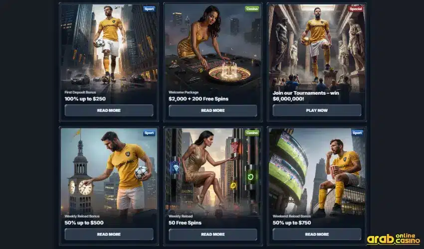 BetRepublic Casino and Sports Bonuses
